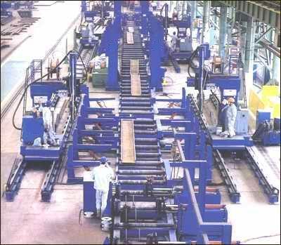 H型鋼自動焊接生產線